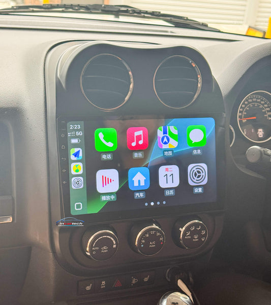 Jeep Compass 2010-2016 GPS Bluetooth Stereo Headunit wireless Apple CarPlay Android Auto