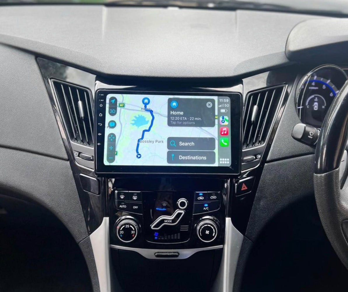 Hyundai i45 2009-2012 9" Stereo GPS BT wireless CarPlay Android Auto Radio