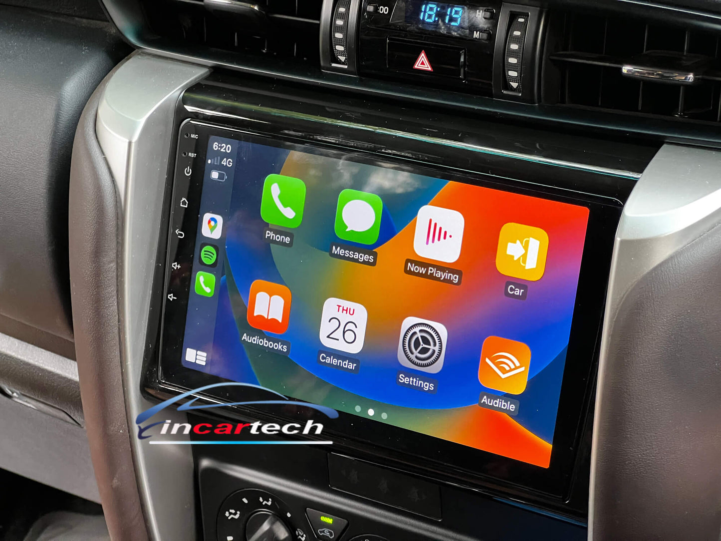 Toyota Fortuner 2015-2024 GPS Wireless Apple Carplay Android Auto Stereo