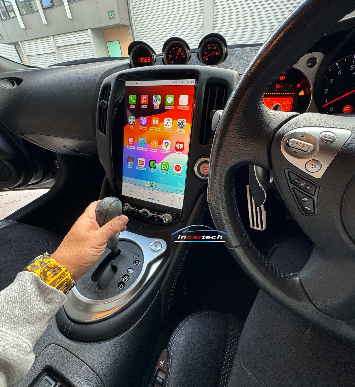 Nissan 370Z 2009-2020 15.6" Tesla Style Infotainment Wireless Apple CarPlay Android Auto Stereo