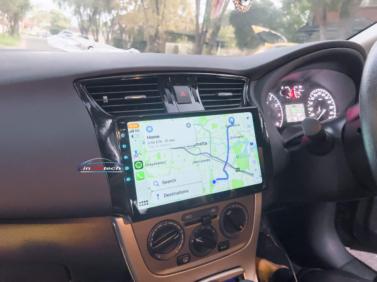 Nissan Pulsar 2012-2016 GPS Bluetooth Wireless Apple CarPlay Android Auto Stereo