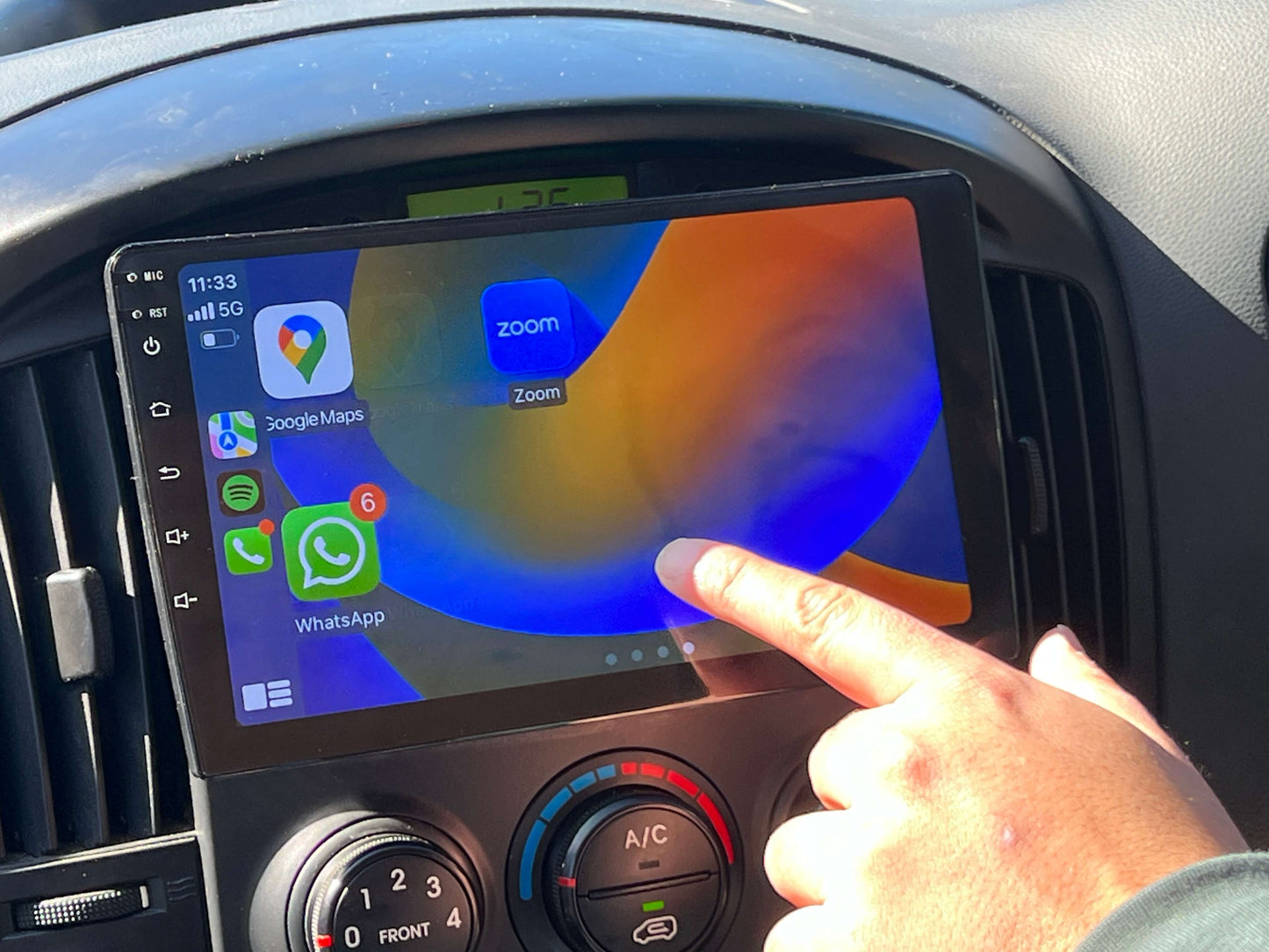 Hyundai imax 2008-2015 GPS BT wireless Apple CarPlay Android Auto Stereo 9 inch