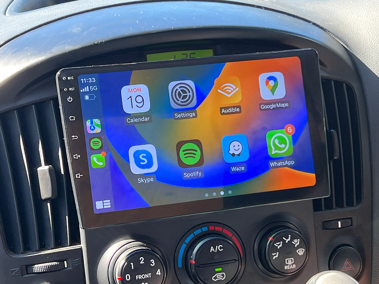 Hyundai imax 2008-2015 GPS BT wireless Apple CarPlay Android Auto Stereo 9 inch