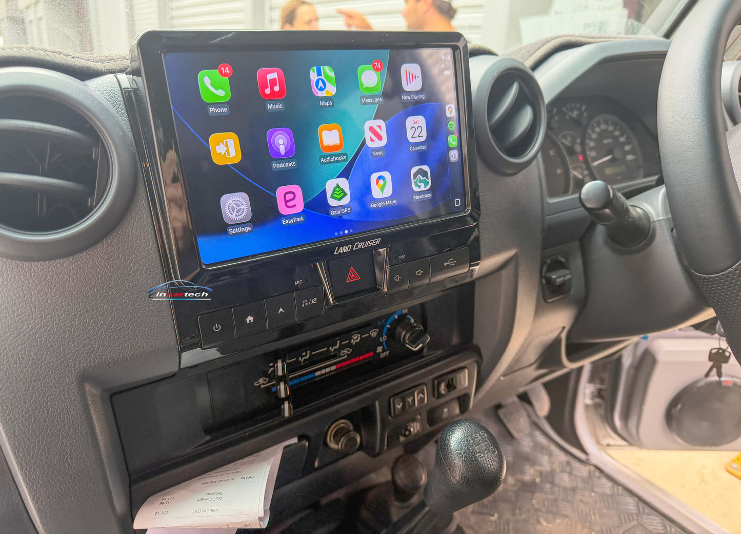 Toyota Landcruiser LC 70 76 78 79 Series 10" GPS Infotainment System Wireless CarPlay Android Auto