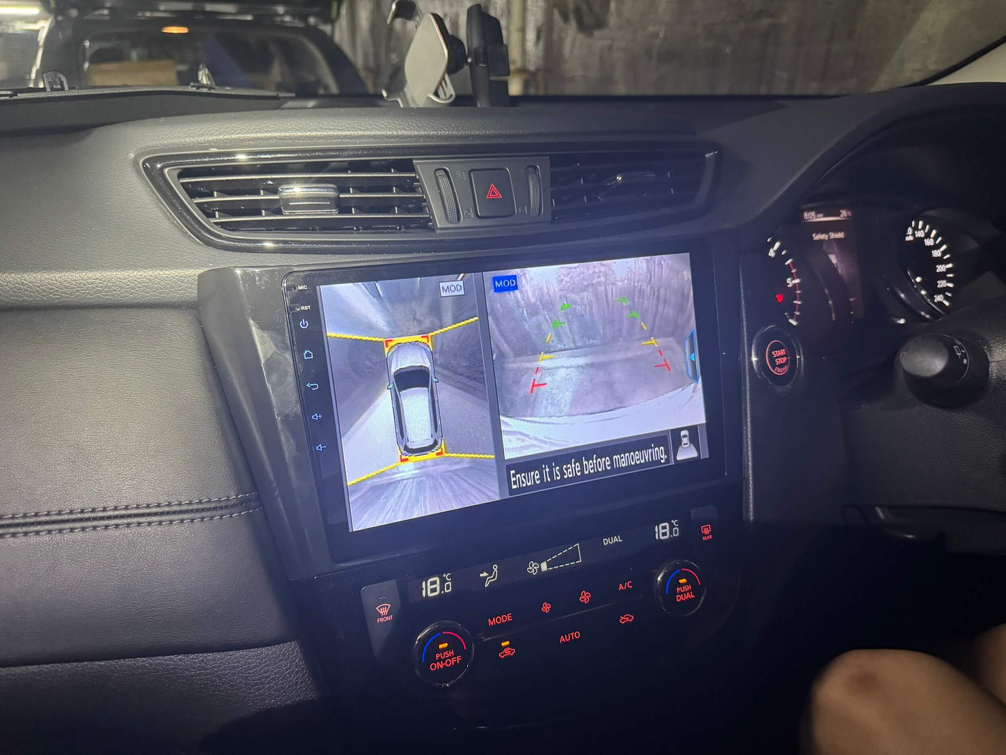 Nissan Navara NP300 D30 2014-2019 GPS Wireless Apple Carplay Android Auto Support 360