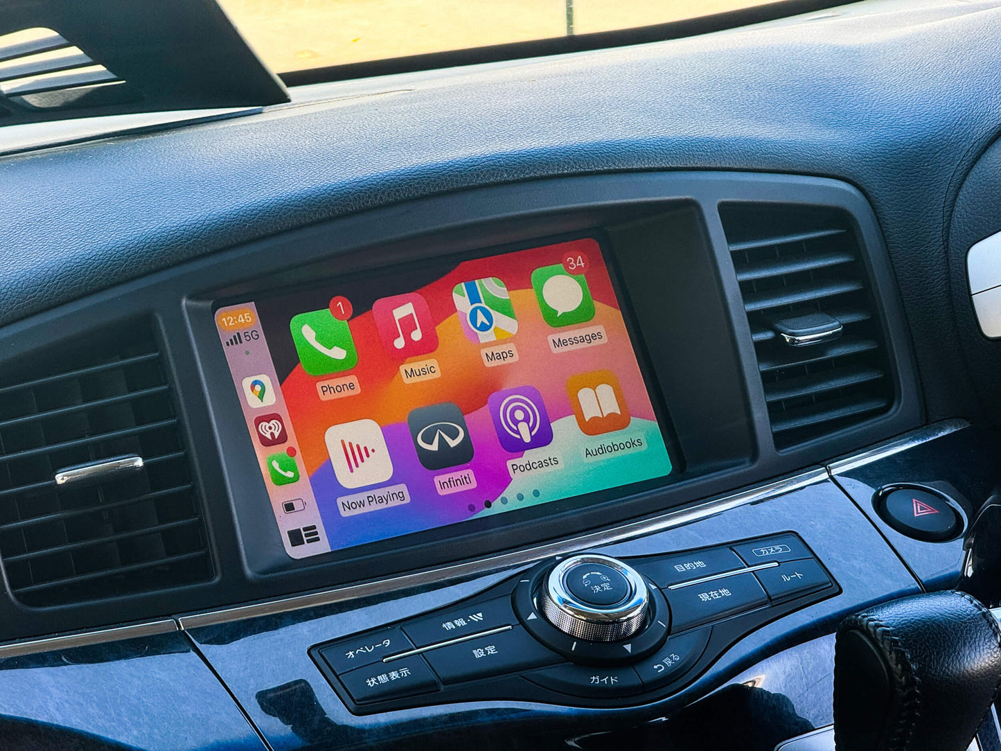 Nissan Elgrand E52 2010-2019 Add wireless carplay android auto integration retrofit Moduel
