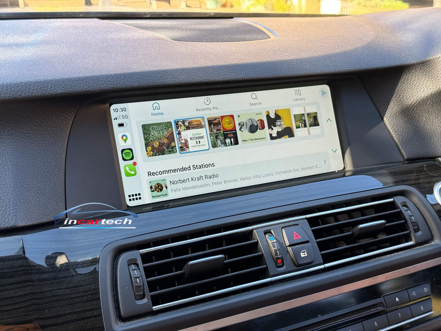 BMW 5 series F10 520d 520i 525i 528i 530d 530i 535i NBT Add Wireless Carplay & Android Auto MMI Retrofit integration