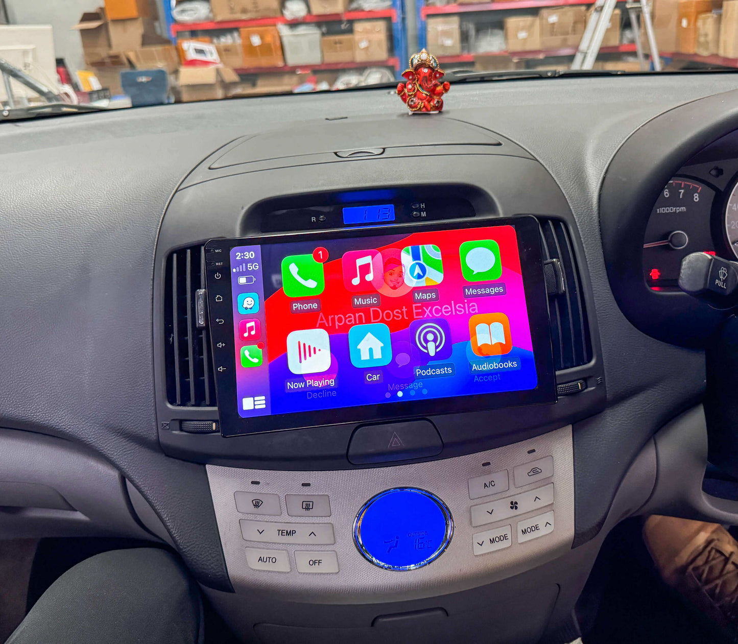 Hyundai Elantra 2007-2011 GPS Bluetooth Apple CarPlay Android Auto USB Stereo Screen