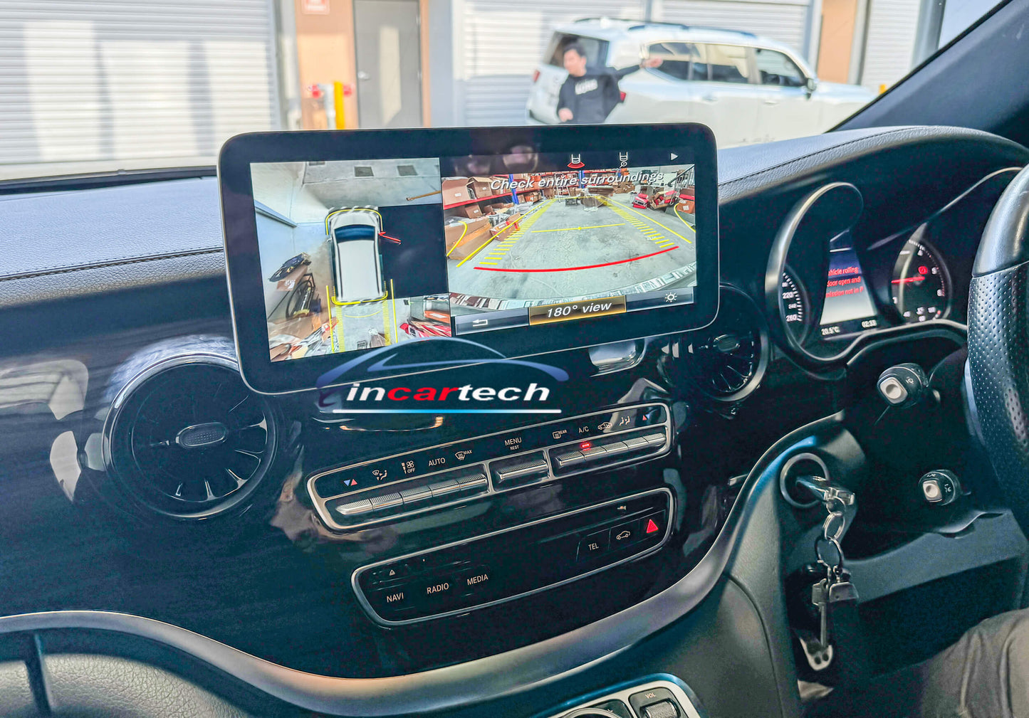 Mercedes Benz V CLASS 15-20 (W477) 12.3" touchscreen upgrade stereo wireless Carplay android auto