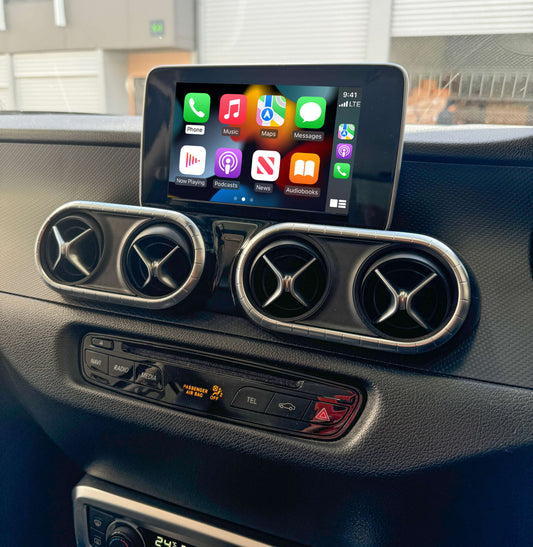 Mercedes Benz X CLASS 2015-2019 (W470) Add Wireless Carplay & Android Auto MMI Retrofit integration interface