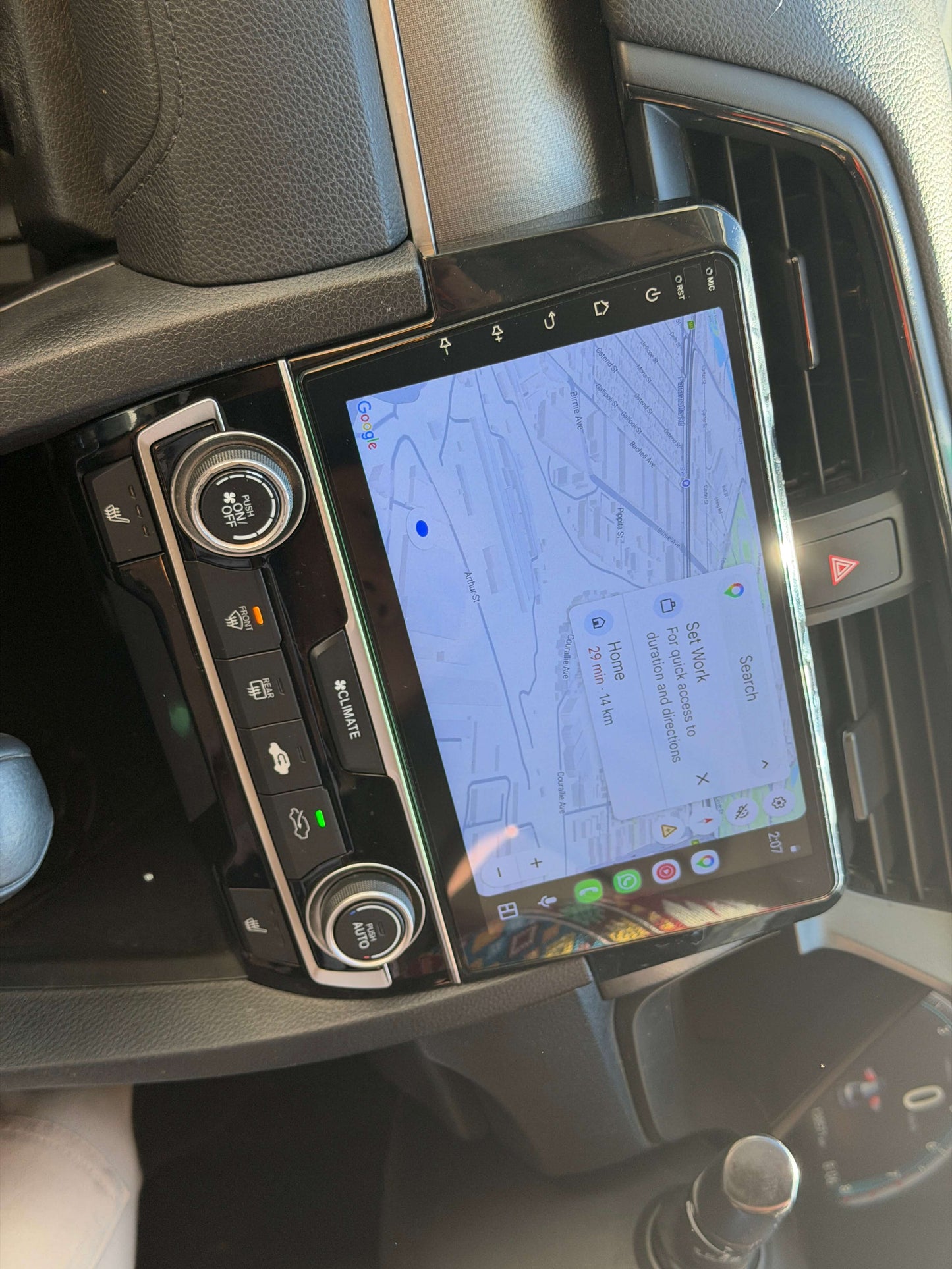Honda Civic 2015-2019 9" Touchscreen GPS wireless CarPlay Android Auto HeadUnit