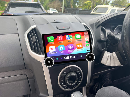 Isuzu MUX 2012-2020 GPS 10.1" touchscreen Wireless CarPlay Android Auto stereo with Dual Knob Control