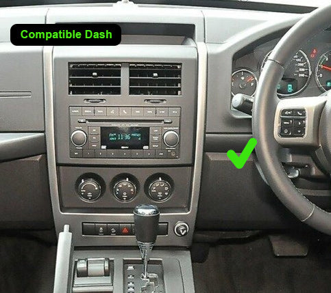 Jeep Cherokee 2008-2012 Wireless Apple CarPlay Android Auto Bluetooth Radio upgrade