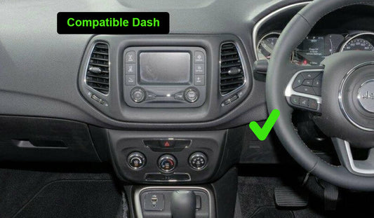 Jeep Compass 2016-2019 Wireless Apple CarPlay Android Auto Bluetooth Radio upgrade