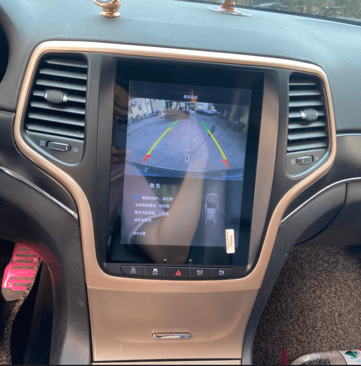 Jeep Grand Cherokee 2011-2013 10.4" Tesla Style Wireless Apple CarPlay Android Auto Radio upgrade