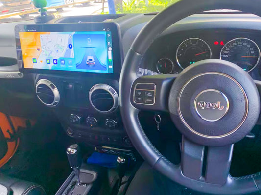 Jeep Wrangler 2007-2018 Wireless Apple Carplay Android auto Bluetooth Radio upgrade