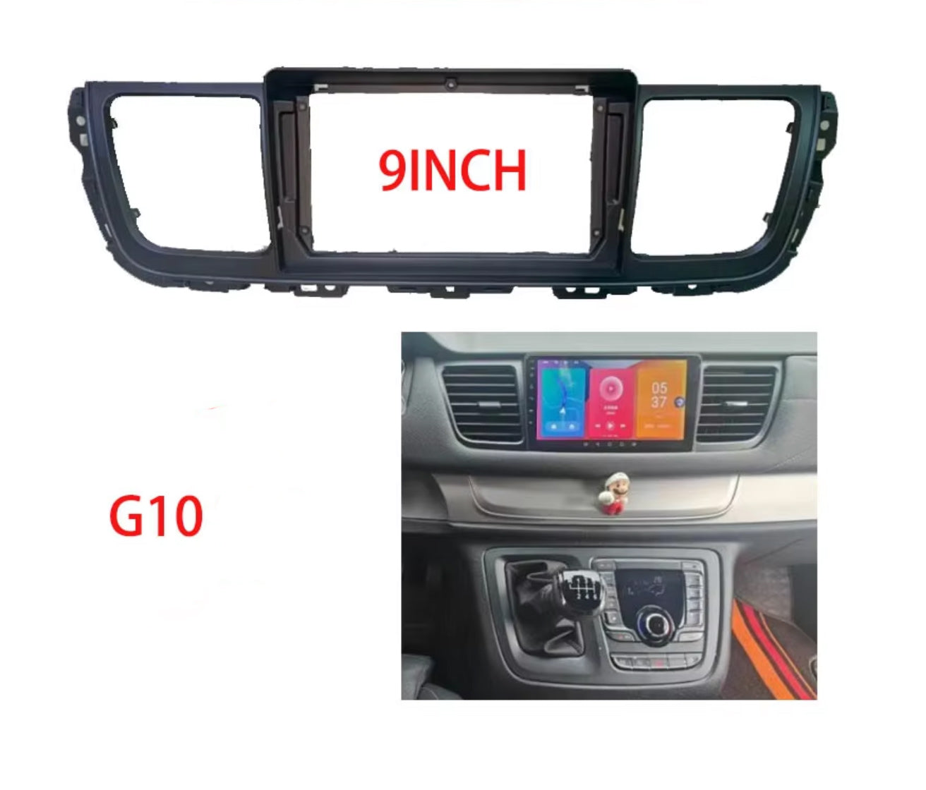 LDV G10 14-21 stereo facia 9 inch android Double din 2 din fascia frame surround