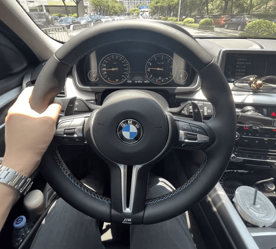Leather Car Steering Wheel For BMW M M3 M5 M6 F01 F02 F06 F07 F10 F11 F12 F13 F30 F32 F80 F91 E90 E91 E92 Car Accessories , Leather Steering Wheel Cover, Genuine Leather Steering Wheel, Custom Leather Steering Wheel, Premium Leather Car Steering Wheel, Car Steering Wheel Accessories, Steering Wheel Leather Wrap, Automotive Leather Steering Wheel, Luxury Car Steering Wheel Cover, Steering Wheel Protection Leather, Car Interior Leather Upgrades