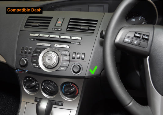 Mazda 3 2009-2013 GPS Bluetooth Handfree Music Stream USB Sat Nav Apple CarPlay