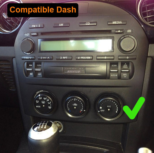 Mazda MX5 stereo facia suit both 9 inch android and 7 inch Double din 2 din fascia frame