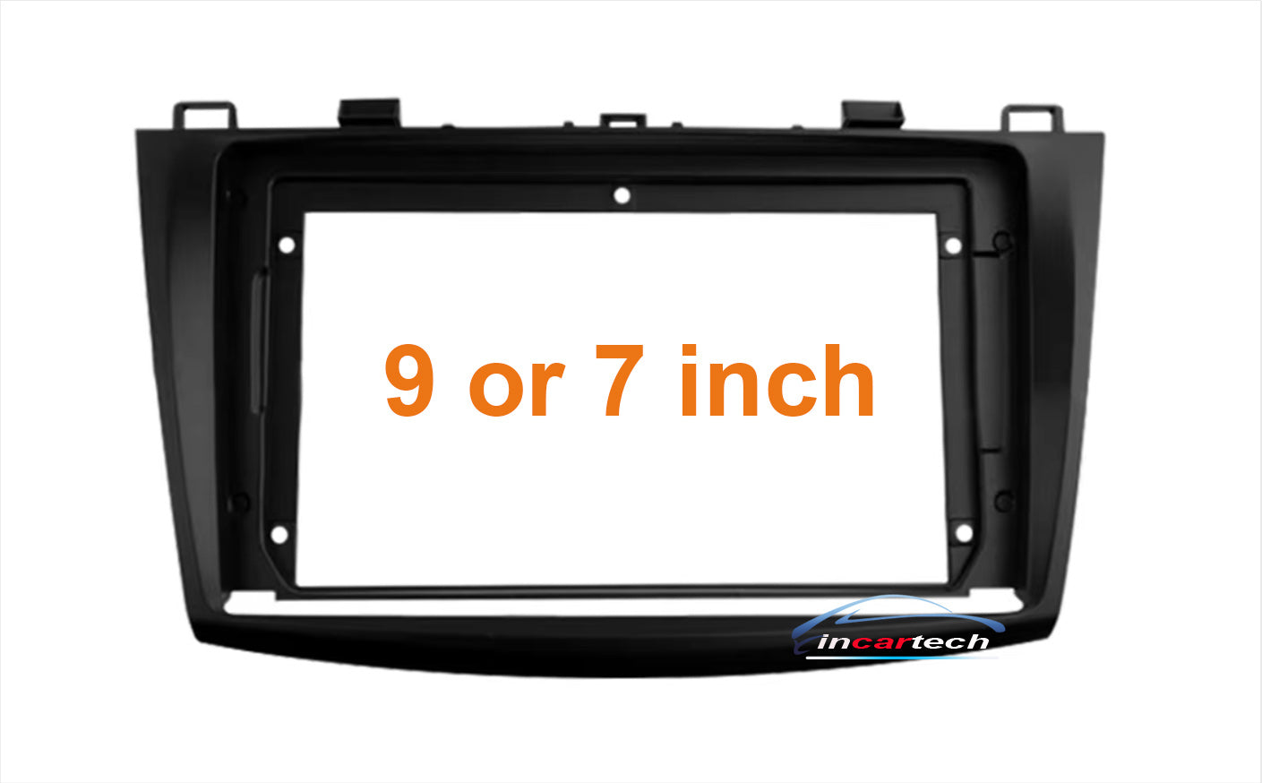 Mazda 3 09-13 BL stereo facia suit both 9 inch android and 7 inch Double din 2 din fascia frame