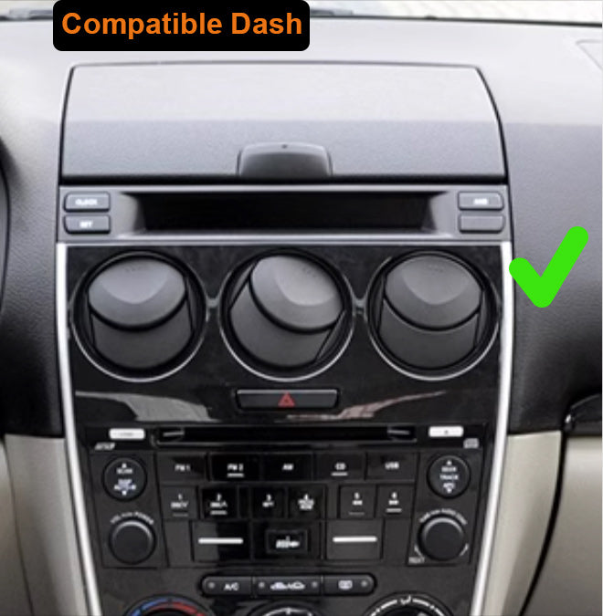 Mazda 6 2002-2008 GG GY stereo facia suit both 9 inch android fascia frame top mount