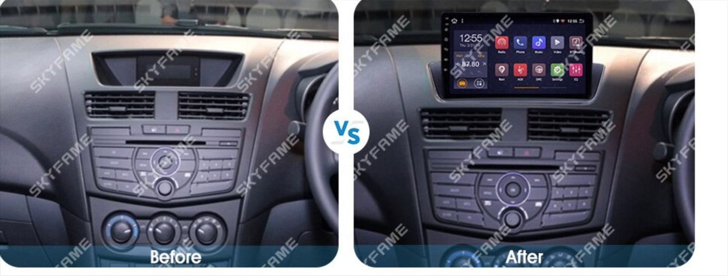 Mazda Bt50 2012-2019 9" Top Mount Wireless CarPlay Android Auto Head Unit Car stereo Radio