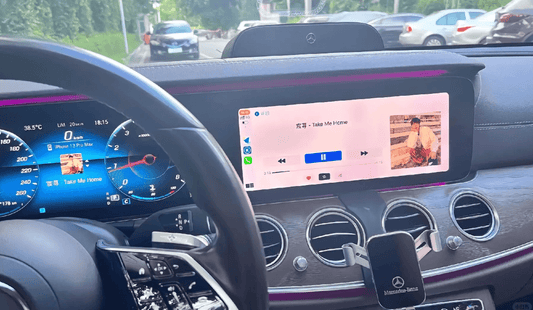 Mercedes Benz E Class 15-19 W213 Add Wireless CarPlay & Android Auto MMI Retrofit integration interface