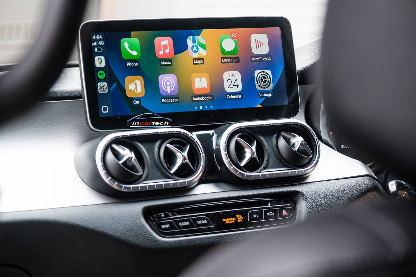 Mercedes Benz X CLASS 15-22 (W470) 12.3" touchscreen upgrade Car stereo wireless Carplay android auto