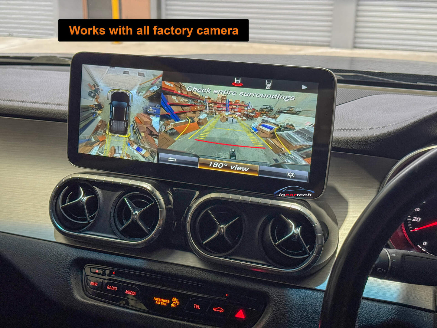 Mercedes Benz X CLASS 15-22 (W470) 12.3" touchscreen upgrade Car stereo wireless Carplay android auto