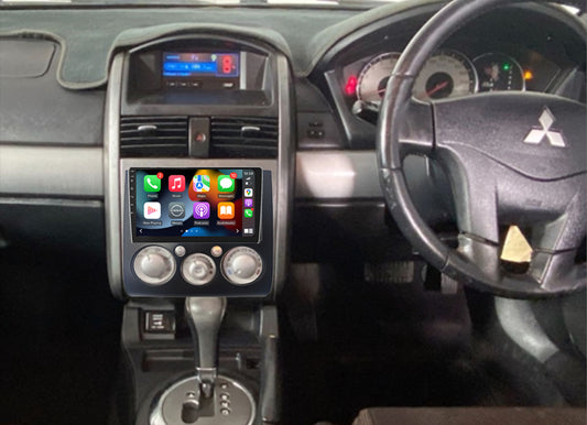 Mitsubishi 380 9" Screen Wireless Apple CarPlay GPS Bluetooth Stereo DSP
