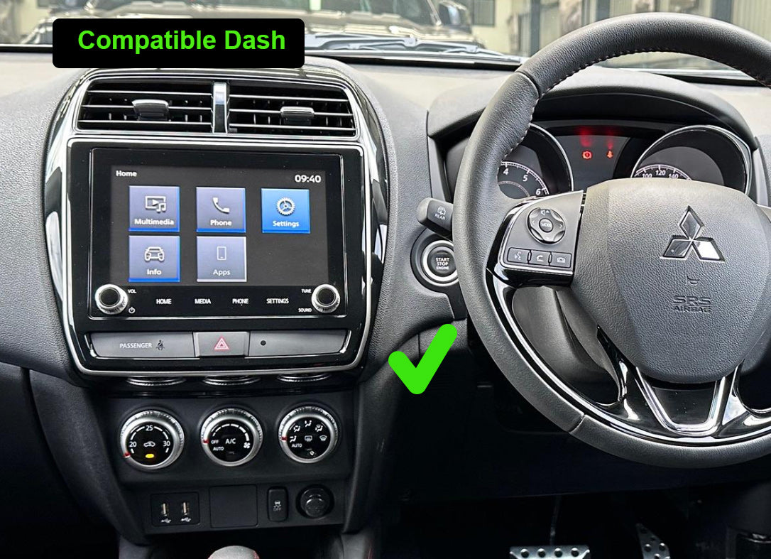 Mitsubishi ASX 2020-2025 10.1" GPS Bluetooth Stereo Wireless Apple CarPlay Android Auto, Mitsubishi ASX 2020-2025 10.1" GPS Bluetooth Stereo Wireless Apple CarPlay Android Auto, double knob control