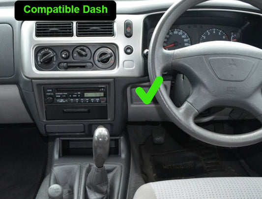 Mitsubishi Challenger 1998-2006 GPS Bluetooth Stereo Wireless Apple CarPlay Android Auto