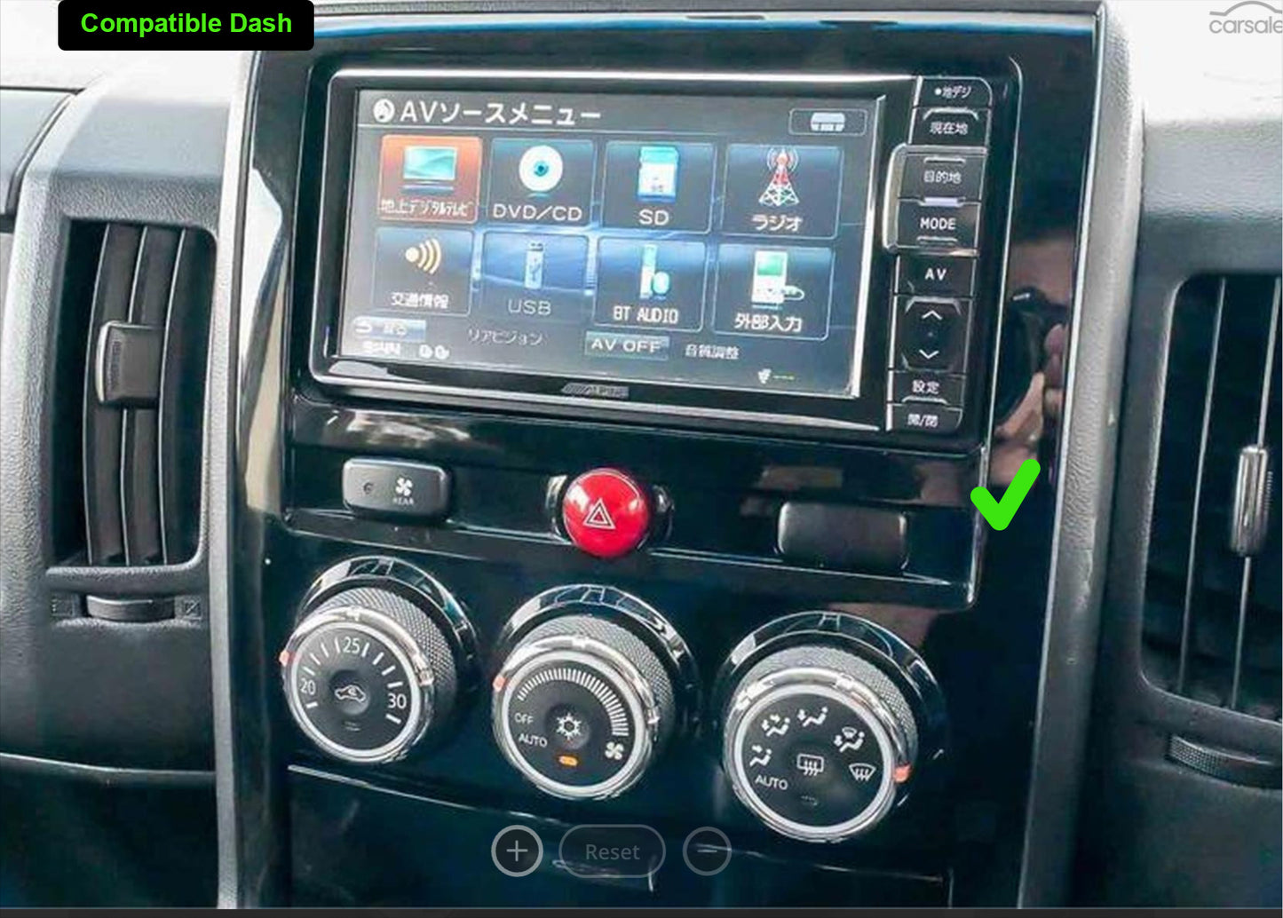 Mitsubishi Delica 2008-2019 GPS Bluetooth Stereo Wireless Apple CarPlay Android Auto Headunit