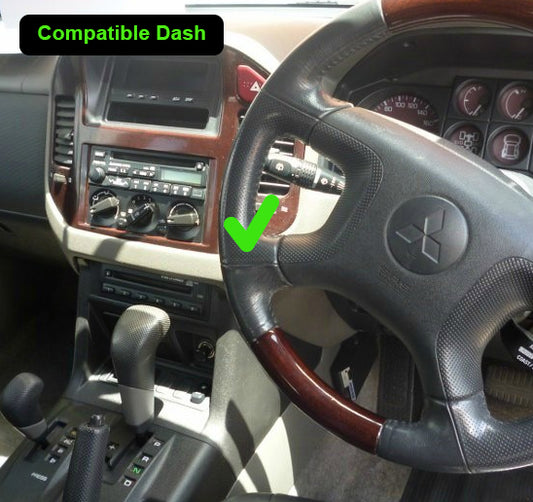 Mitsubishi Pajero 2001-2006 GPS Bluetooth Stereo Wireless Apple CarPlay Android Auto