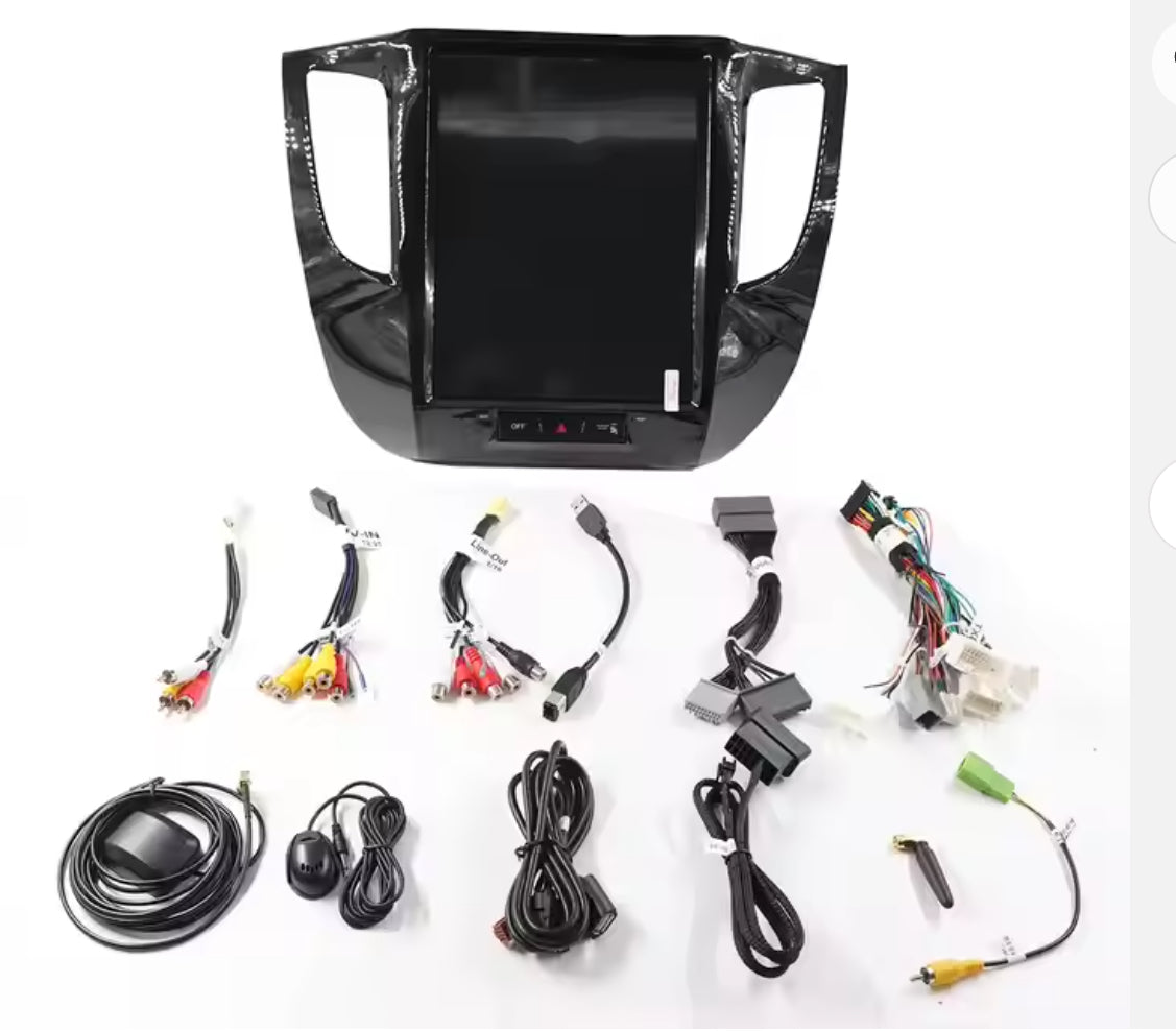 Mitsubishi Triton 2014-2025 GPS Stereo Accessories Wireless Apple CarPlay Android Headunit 12.1 inch