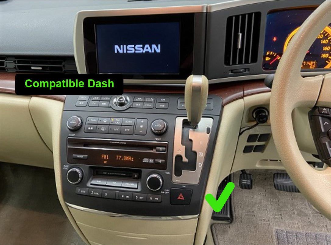 Nissan Elgrand E51 2004-2007 GPS Bluetooth Wireless Apple CarPlay Android Auto Stereo