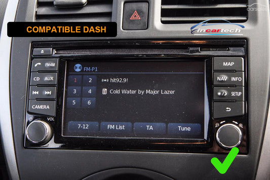 Nissan Almera 2012-2016 stereo facia suit both 9 inch android and 7 inch Double din 2 din fascia frame