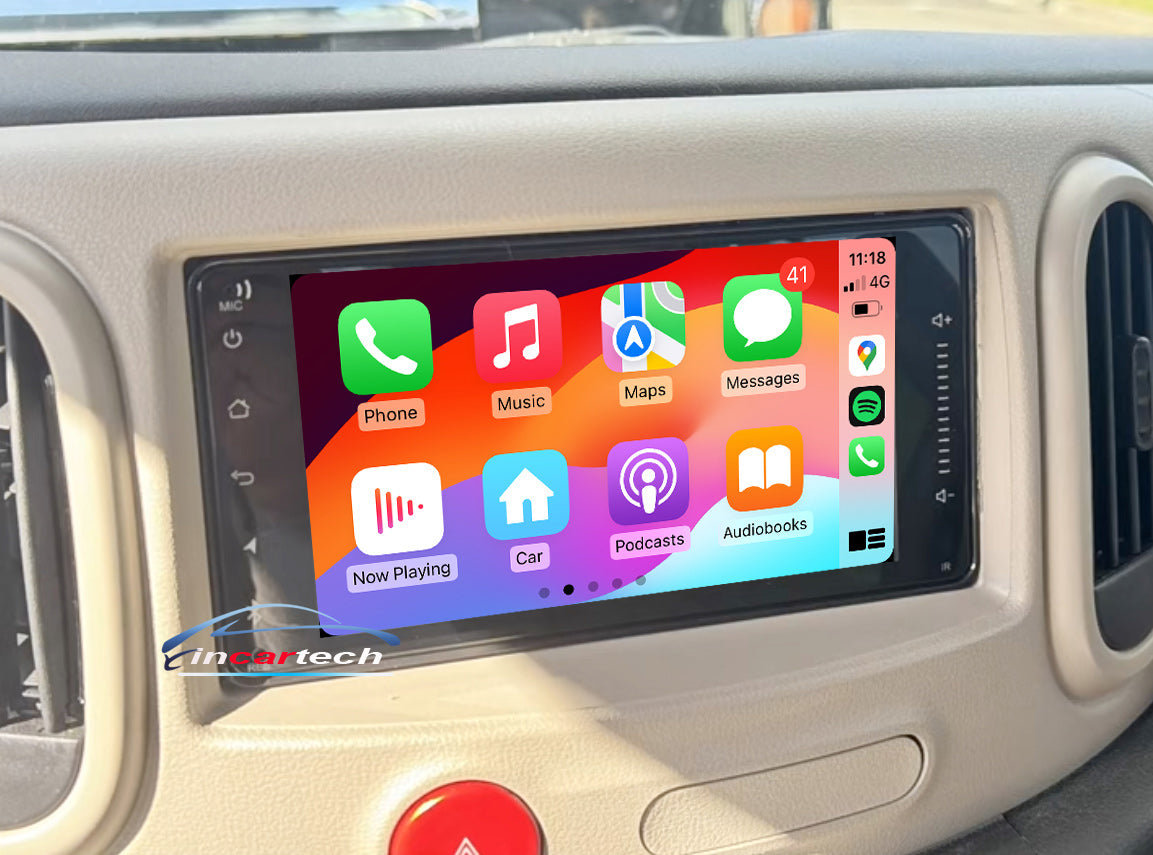 Nissan Cube 2008-2019 GPS Bluetooth Wireless Apple CarPlay Android Auto Stereo Facia