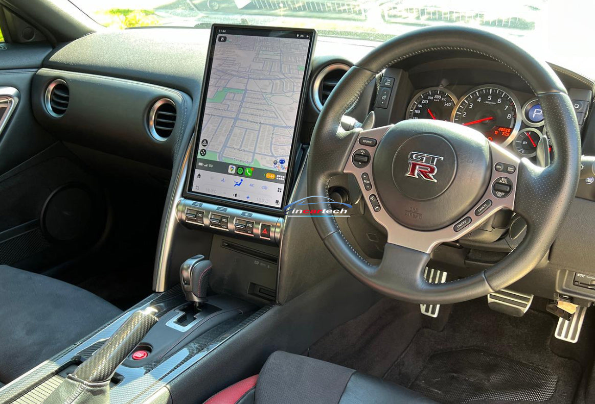 Nissan GTR GT-R 2007-2015 14.4" Tesla Style Radio Auto Stereo Wireless Carplay Android Auto
