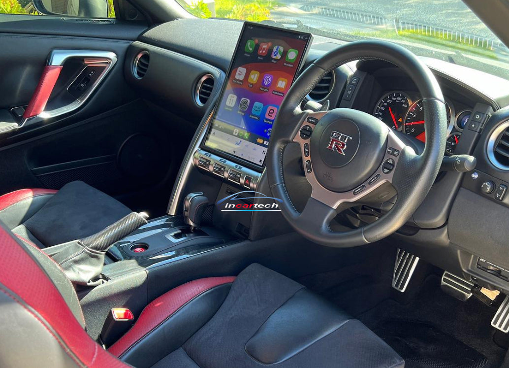 Nissan GTR GT-R 2007-2015 14.4" Tesla Style Radio Auto Stereo Wireless Carplay Android Auto