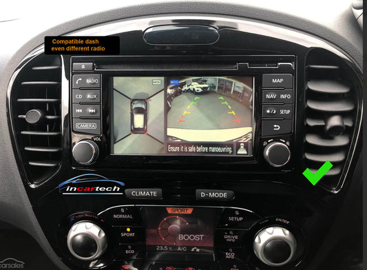 Nissan Juke 10-18 F15 10.4" Infotainment GPS Wireless Apple CarPlay Android Auto stereo