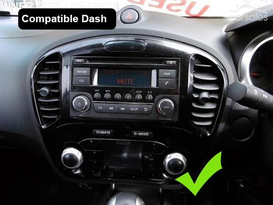 Nissan Juke 10-18 F15 10.4" Infotainment GPS Wireless Apple CarPlay Android Auto stereo