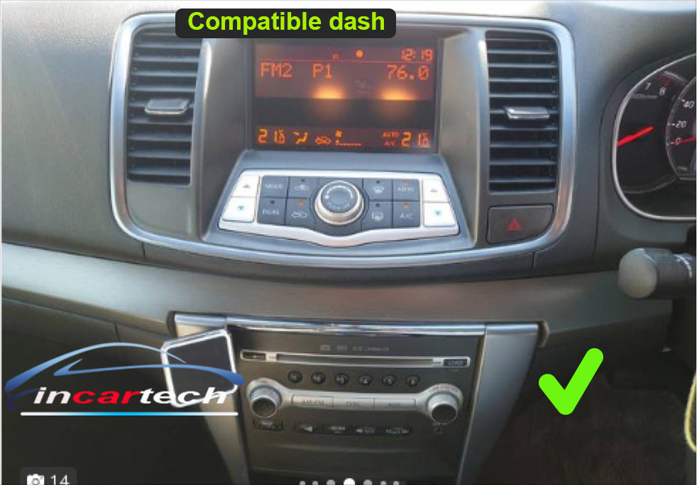 Nissan Maxima 2009-2013 stereo facia suit both 10 inch android and 7 inch Double din 2 din fascia frame