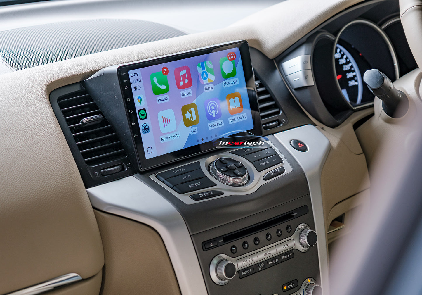 Nissan Murano 2009-2015 Z51 10" Touchscreen GPS Infotainment Wireless CarPlay Android Auto Stereo