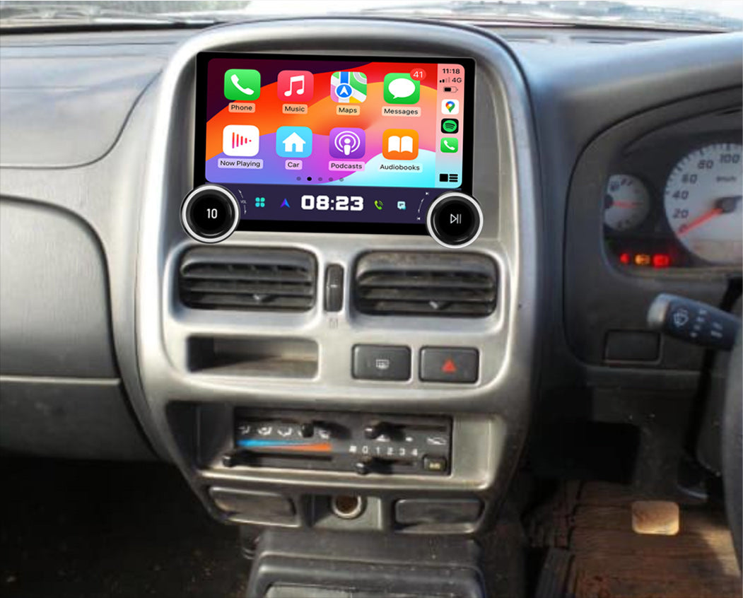 Nissan Navara 2006-2015 D22 GPS Bluetooth Wireless Apple CarPlay Android Auto Stereo with double knob control