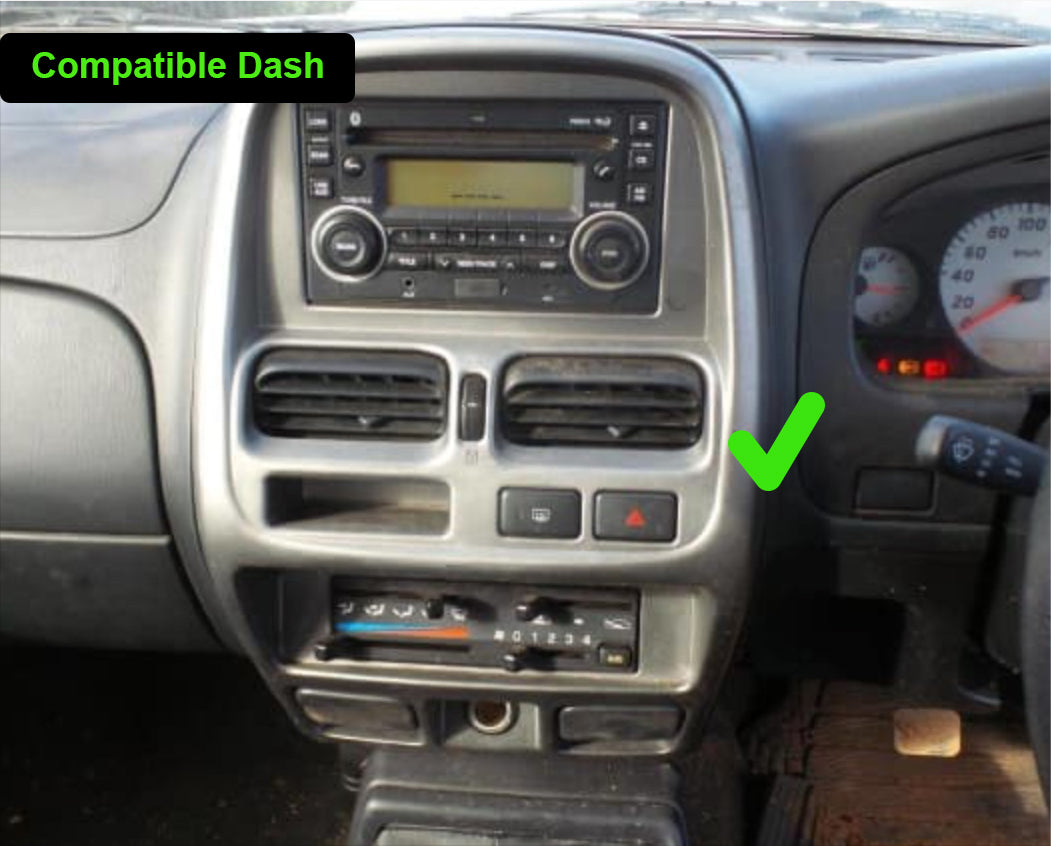 Nissan Navara 2006-2015 D22 GPS Bluetooth Wireless Apple CarPlay Android Auto Stereo with double knob control