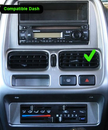 Nissan Navara 2006-2015 D22 GPS Bluetooth Wireless Apple CarPlay Android Auto Stereo with double knob control