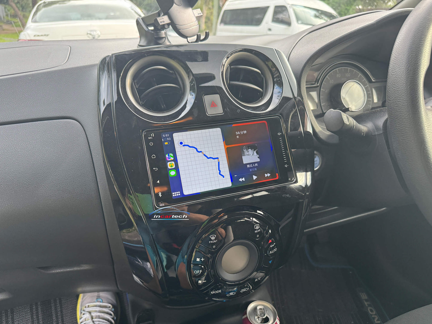 Nissan Note GPS Bluetooth Wireless Apple CarPlay Android Auto Stereo Headunit