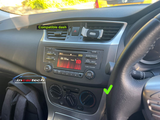 Nissan Pulsar 2012-2016 GPS Bluetooth Wireless Apple CarPlay Android Auto Stereo 10.1" double Knob control